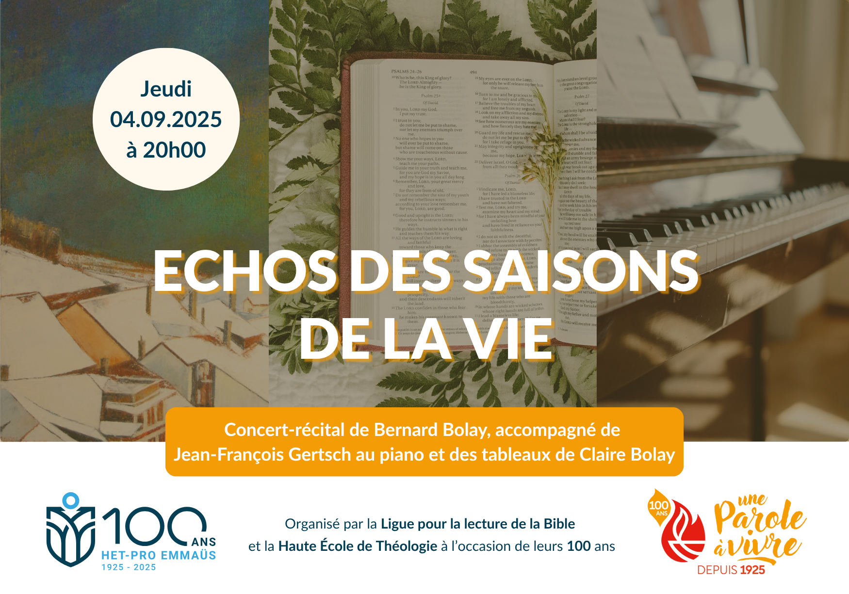 ECHOS DES SAISONS DE LA VIE